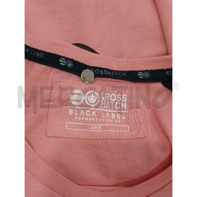T SHIRT DONNA BLACK LABEL ROSA  | Mercatino dell'Usato Salerno fratte 3