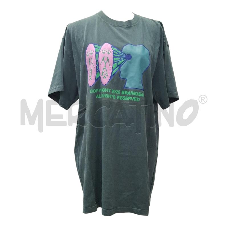 T SHIRT DONNA BRAIN DEAD VERDE | Mercatino dell'Usato Salerno fratte 1