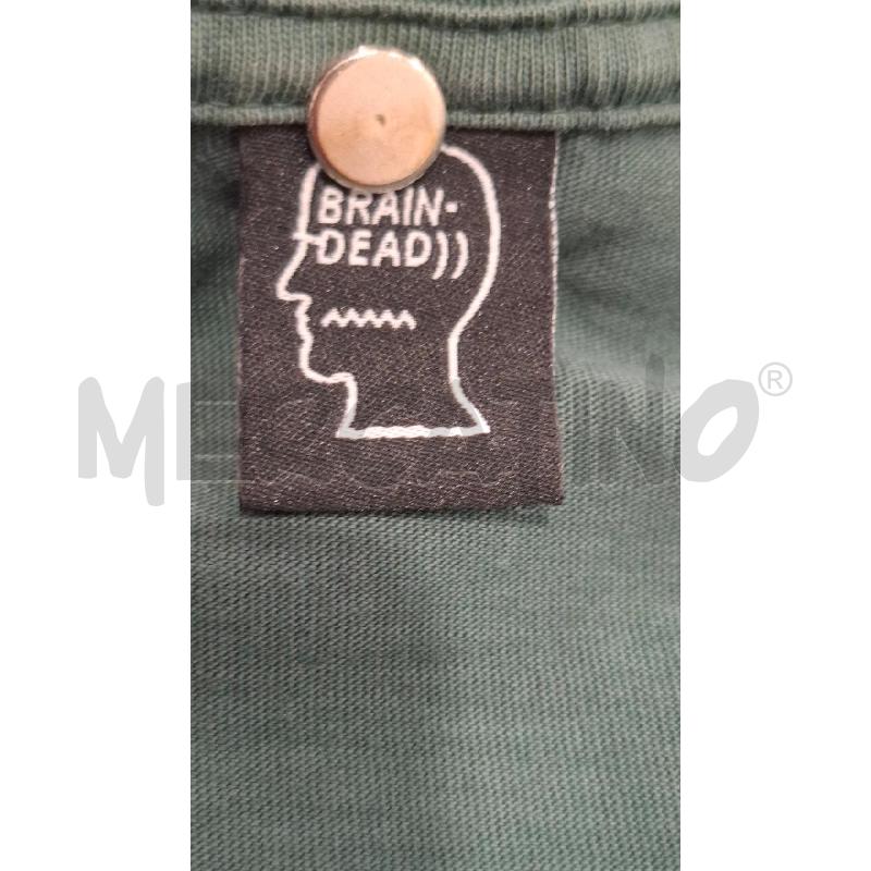 T SHIRT DONNA BRAIN DEAD VERDE | Mercatino dell'Usato Salerno fratte 3
