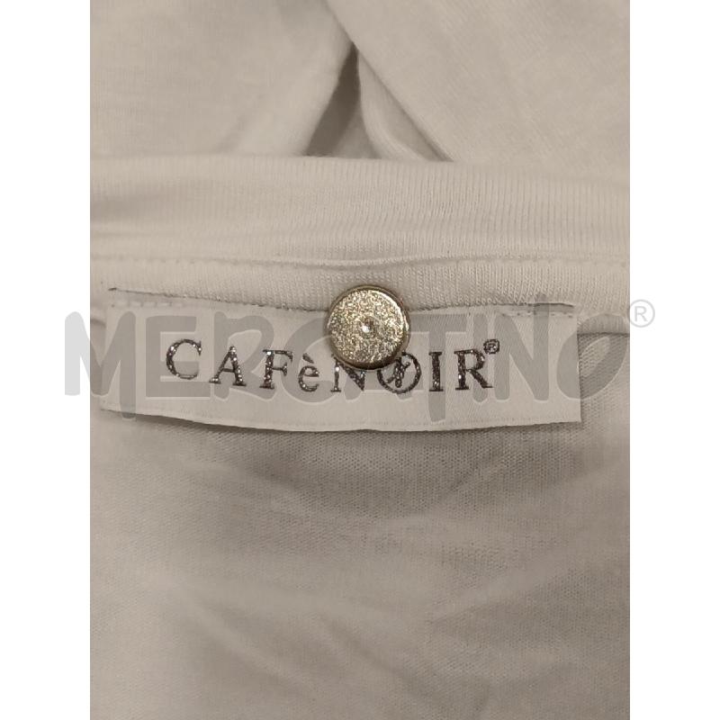T SHIRT DONNA CAFE'NOIR BIANCA FANT.UCCELLI  | Mercatino dell'Usato Salerno fratte 3