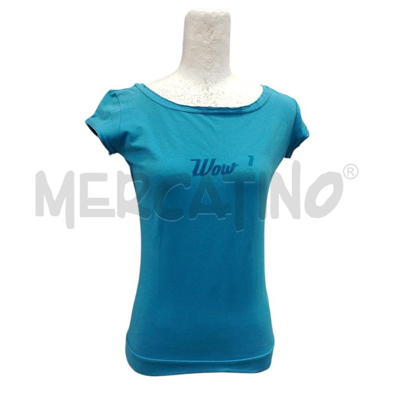 T SHIRT DONNA CALVIN KLEIN CELESTE TG.L | Mercatino dell'Usato Salerno fratte 1