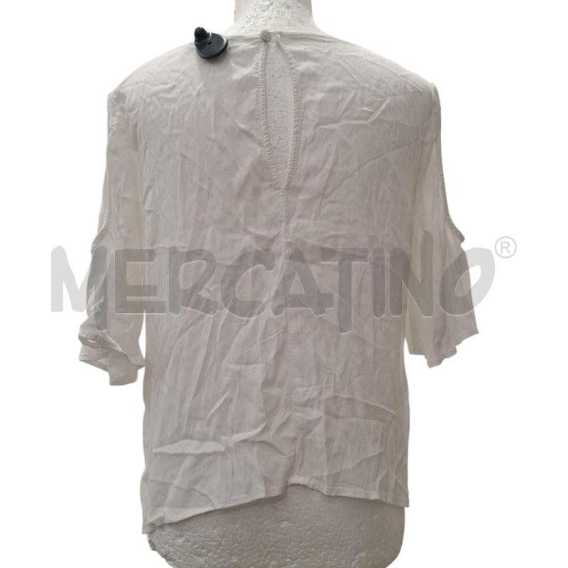 T SHIRT DONNA CRISTINA GAVIOLI BIANCA TG. 40 | Mercatino dell'Usato Salerno fratte 2