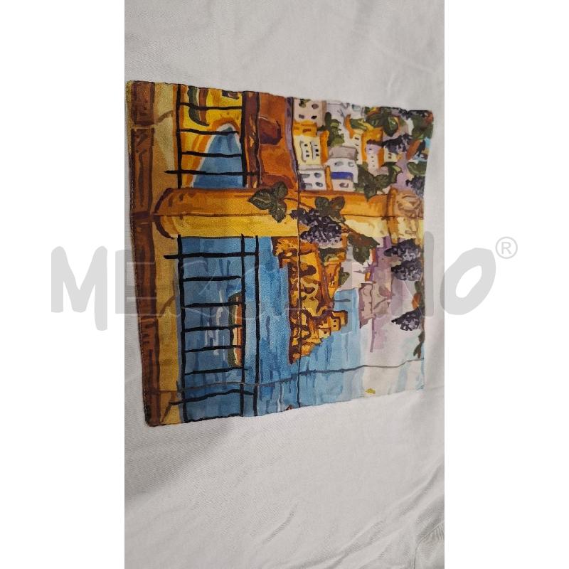 T SHIRT DONNA FEFE BIANCA CON STAMPA VISTA MARE AVANTI IN SETA | Mercatino dell'Usato Salerno fratte 5