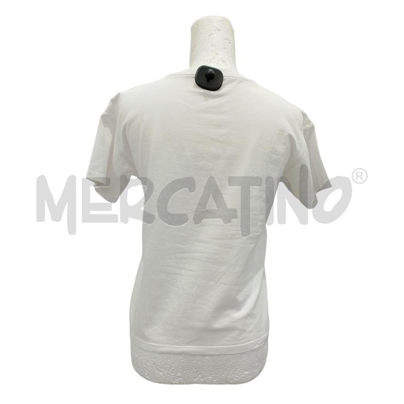 T SHIRT DONNA GAELLE BIANCA SCRITTA FUCSIA | Mercatino dell'Usato Salerno fratte 2