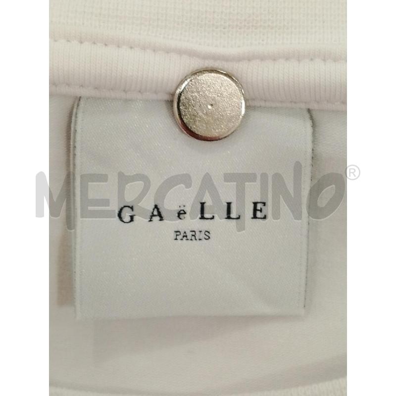 T SHIRT DONNA GAELLE BIANCA SCRITTA FUCSIA | Mercatino dell'Usato Salerno fratte 3