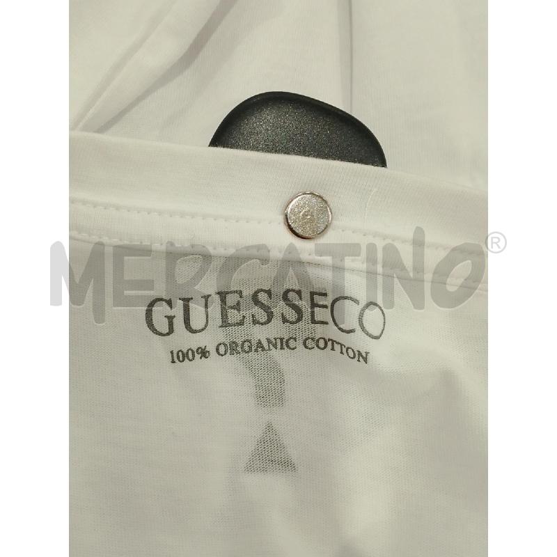 T SHIRT DONNA GUESS ECO BIANCA  | Mercatino dell'Usato Salerno fratte 3