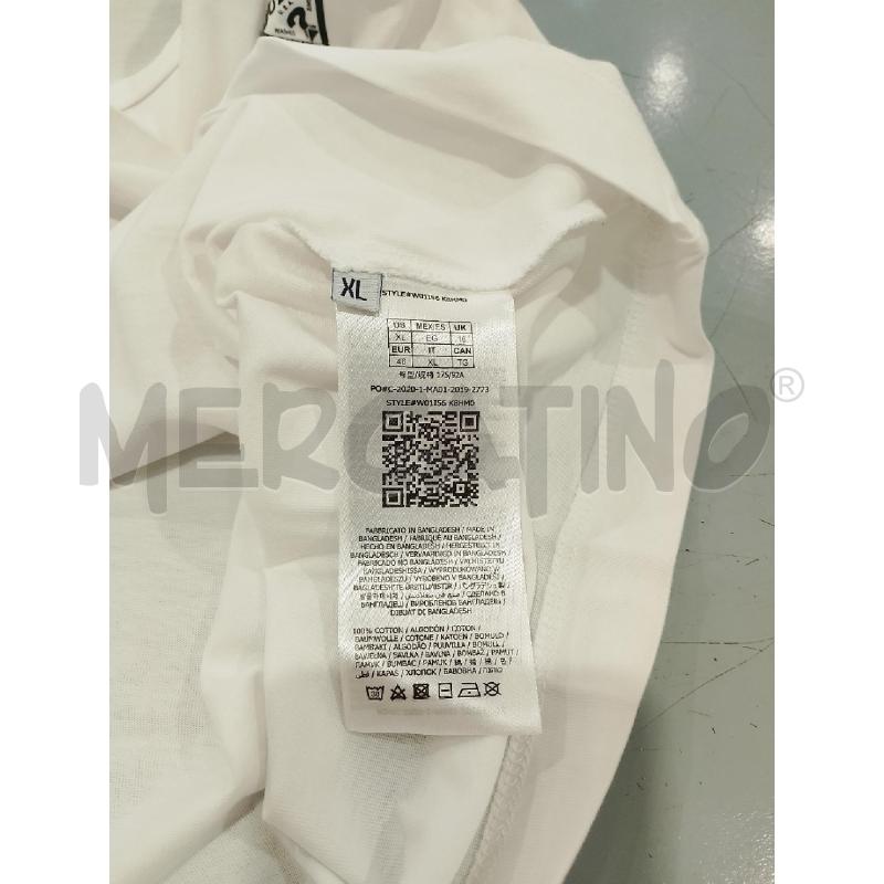 T SHIRT DONNA GUESS ECO BIANCA  | Mercatino dell'Usato Salerno fratte 4