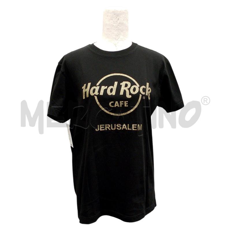 T SHIRT DONNA HARD ROCK CAFE NERA JERUSALEM | Mercatino dell'Usato Salerno fratte 1