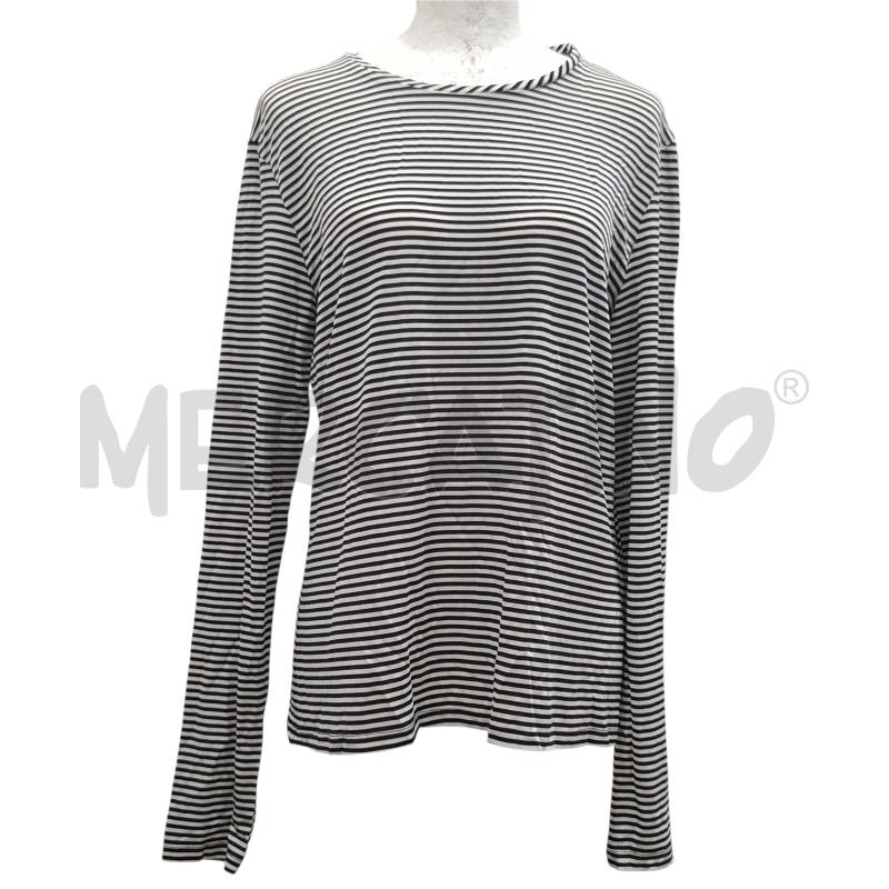 T SHIRT DONNA INTREND RIGHE NERE/BIANCHE | Mercatino dell'Usato Salerno fratte 1