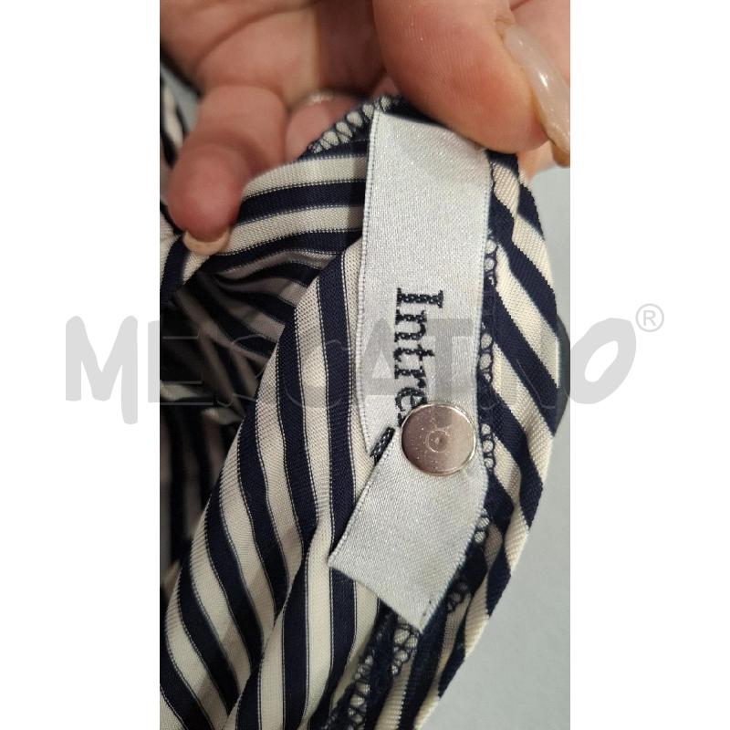 T SHIRT DONNA INTREND RIGHE NERE/BIANCHE | Mercatino dell'Usato Salerno fratte 3