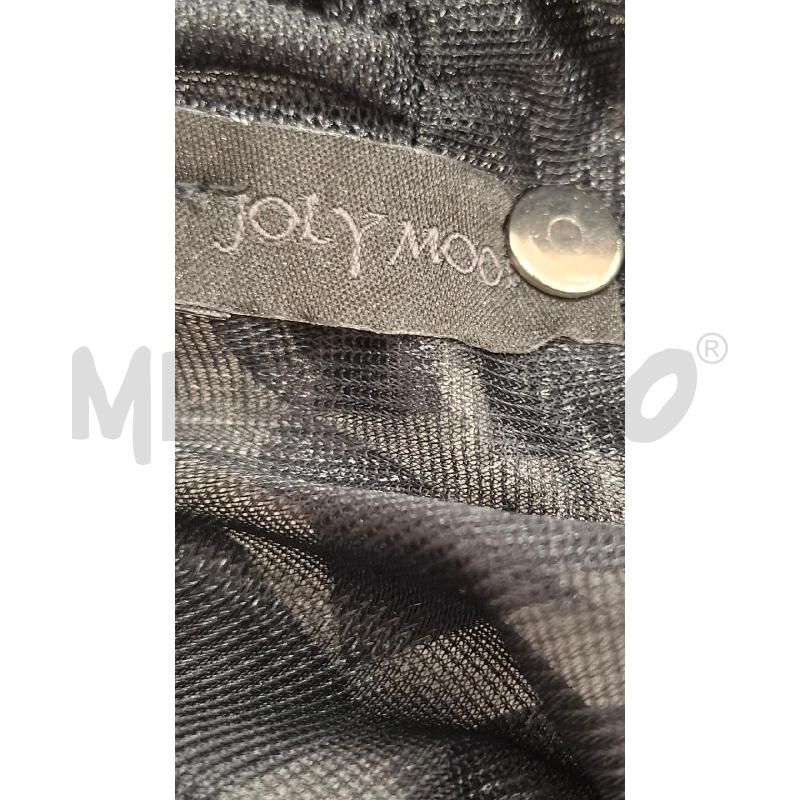 T SHIRT DONNA JOLY MOON NERA FANT. QUADRATI BIANCHI | Mercatino dell'Usato Salerno fratte 3