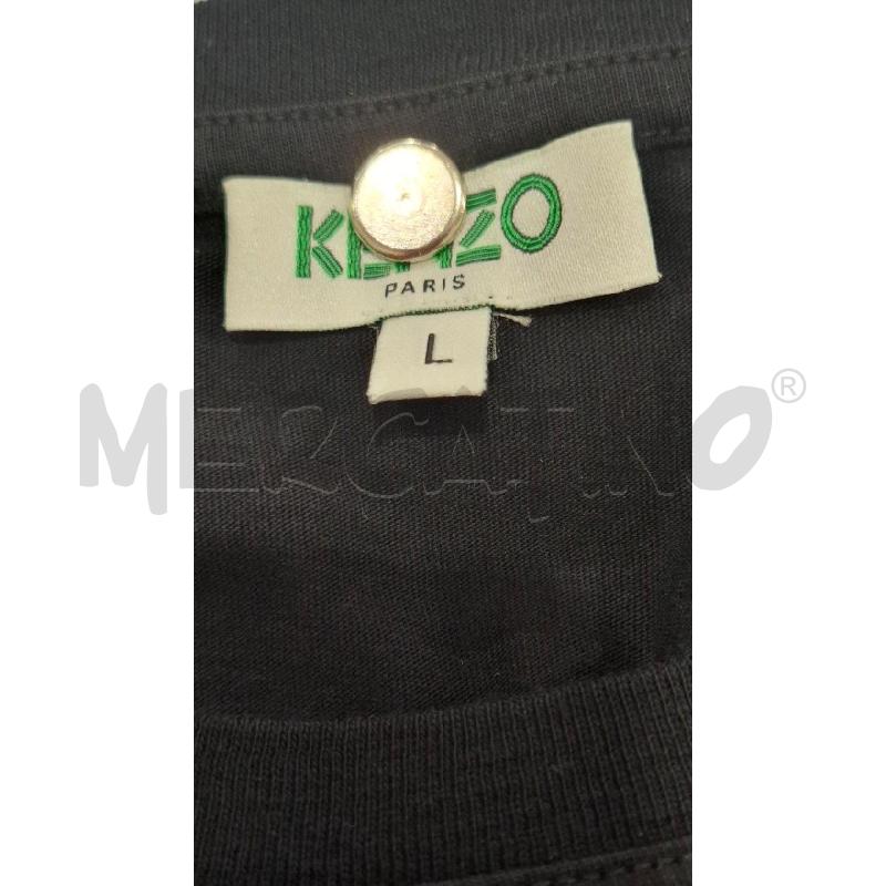 T SHIRT DONNA KENZO NERA TIGRE | Mercatino dell'Usato Salerno fratte 3
