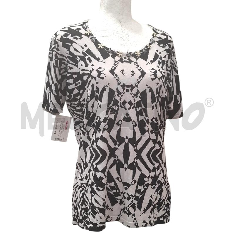 T SHIRT DONNA MARA CAROL FANT BIANCA E NERA | Mercatino dell'Usato Salerno fratte 1