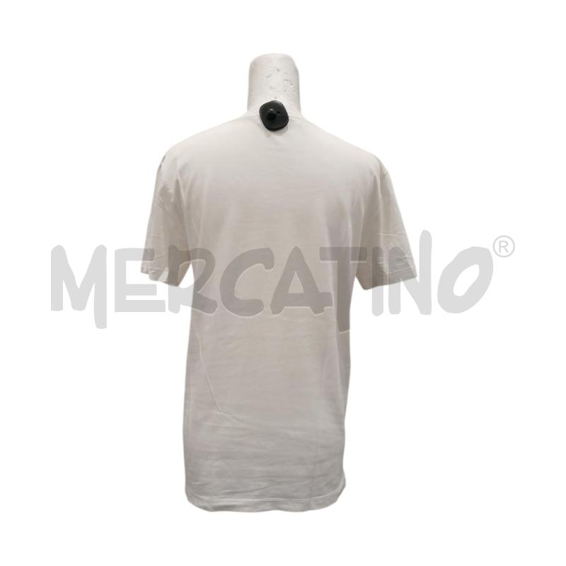 T SHIRT DONNA MCQ BIANCA DIS. | Mercatino dell'Usato Salerno fratte 2