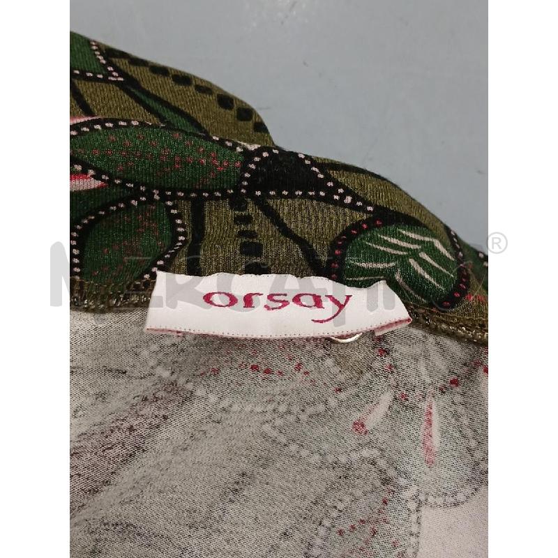 T SHIRT DONNA ORSAY VERDE MIL. FANT. FIORI | Mercatino dell'Usato Salerno fratte 3