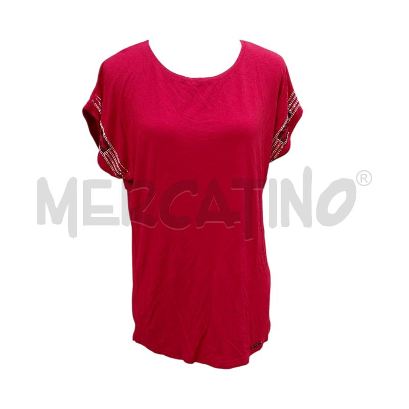 T SHIRT DONNA PATRIZIA PEPE ROSSA | Mercatino dell'Usato Salerno fratte 1