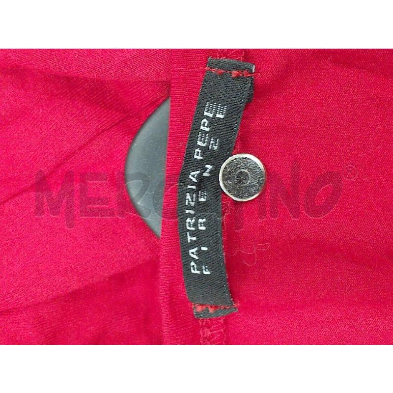 T SHIRT DONNA PATRIZIA PEPE ROSSA | Mercatino dell'Usato Salerno fratte 3