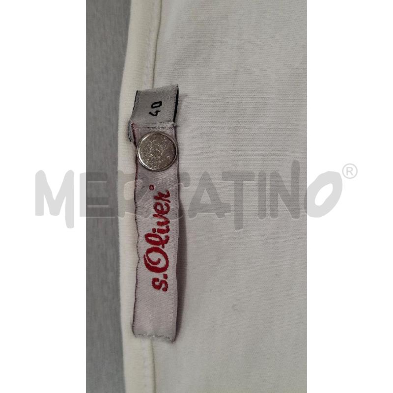 T SHIRT DONNA S. OLIVER BIANCA | Mercatino dell'Usato Salerno fratte 3