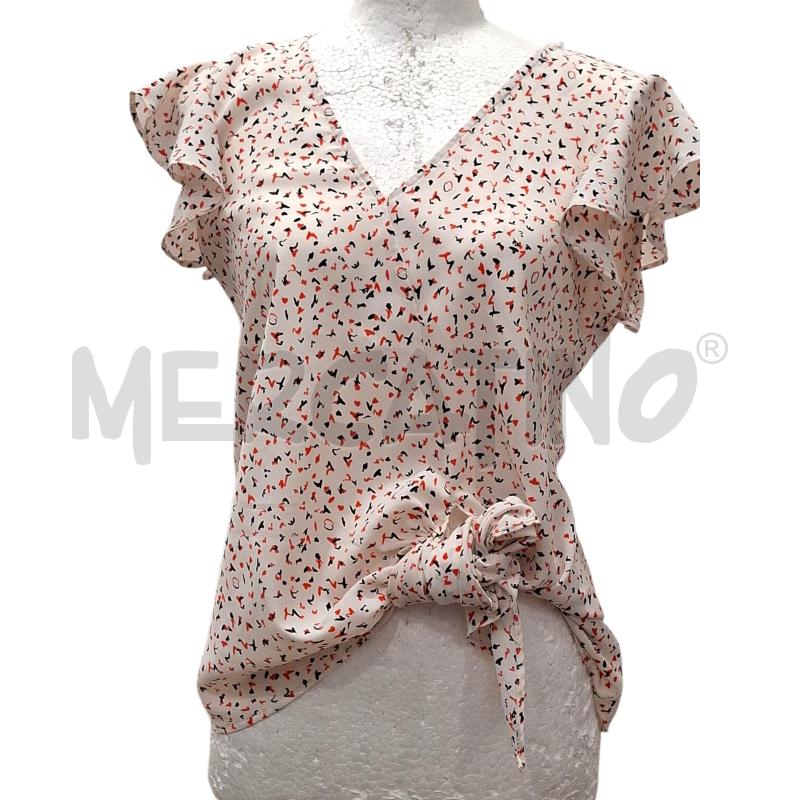 T SHIRT DONNA SIMONA G. BIANCA FANT ROSSA/NERA NODINO LATERALE | Mercatino dell'Usato Salerno fratte 1