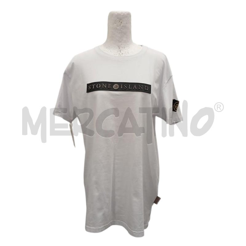 T SHIRT DONNA STONE ISLAND BIANCA  | Mercatino dell'Usato Salerno fratte 1