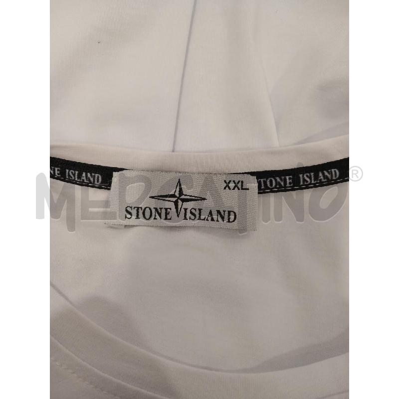 T SHIRT DONNA STONE ISLAND BIANCA  | Mercatino dell'Usato Salerno fratte 3