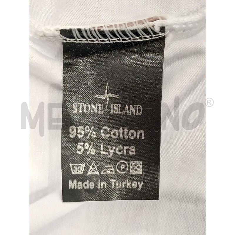 T SHIRT DONNA STONE ISLAND BIANCA  | Mercatino dell'Usato Salerno fratte 4