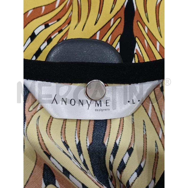 T SHIRT DONNA YNONYME FANT. GIALLA NERA MARRONE | Mercatino dell'Usato Salerno fratte 3
