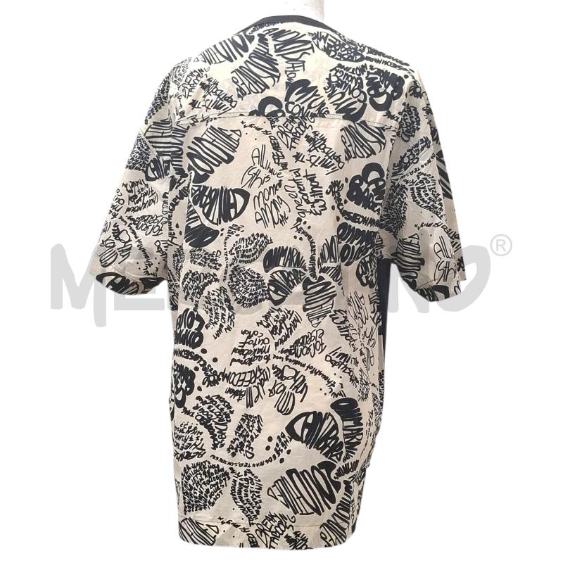 T SHIRT UNISEX MARNI AVANTI NERA DIETRO SCRITTE | Mercatino dell'Usato Salerno fratte 2
