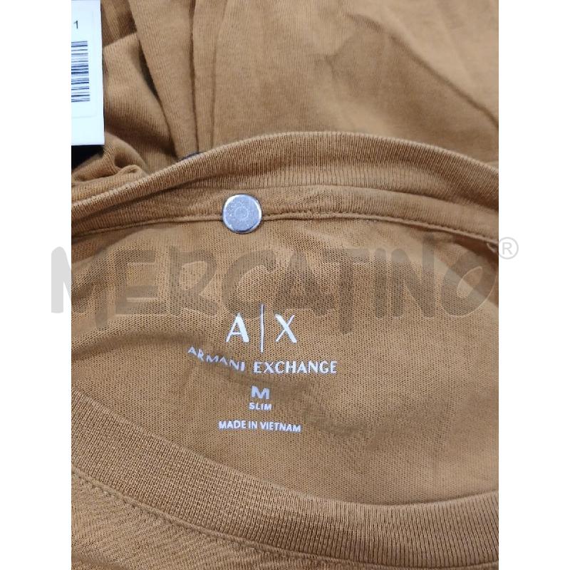 T SHIRT UOMO ARMANI EXCHANGE SENAPE | Mercatino dell'Usato Salerno fratte 3