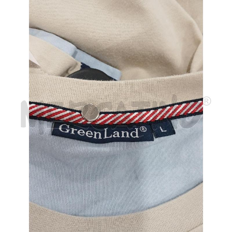 T SHIRT UOMO GREENLAND BEIGE | Mercatino dell'Usato Salerno fratte 3