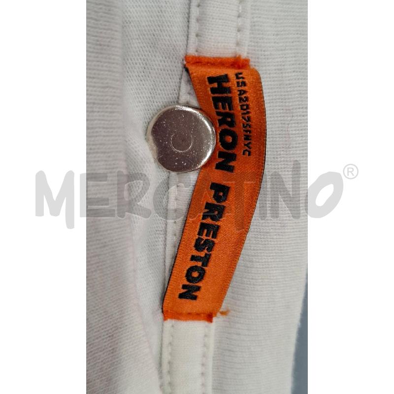 T SHIRT UOMO HERON PRESTON BIANCA FANT ARANCIO | Mercatino dell'Usato Salerno fratte 3