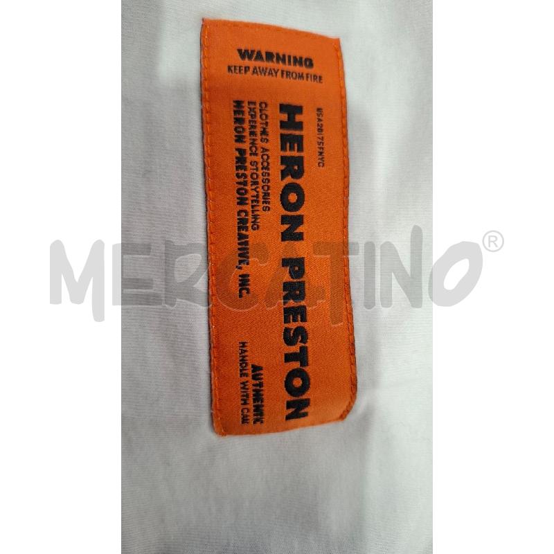 T SHIRT UOMO HERON PRESTON BIANCA FANT ARANCIO | Mercatino dell'Usato Salerno fratte 5