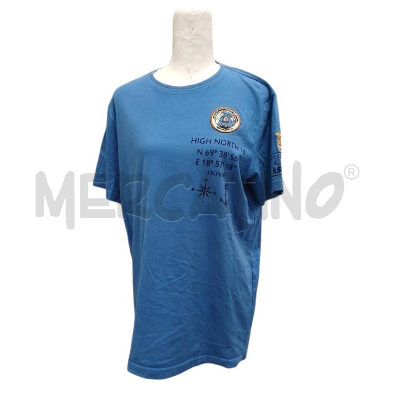 T SHIRT UOMO MARINA MILITARE AZZURRA | Mercatino dell'Usato Salerno fratte 1