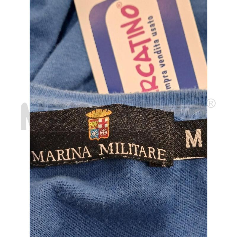 T SHIRT UOMO MARINA MILITARE AZZURRA | Mercatino dell'Usato Salerno fratte 3