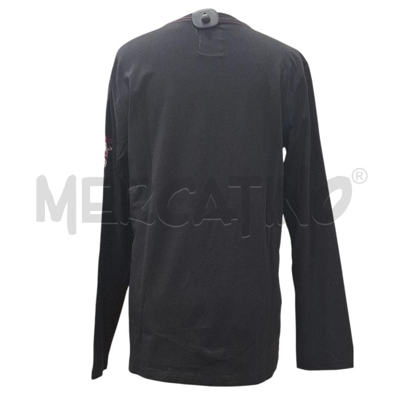 T SHIRT UOMO NEW MENTALITY NERA VOLTO SCRITTA WARNING | Mercatino dell'Usato Salerno fratte 2