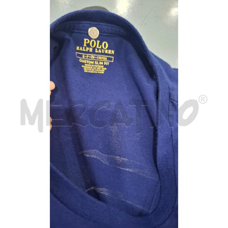 T SHIRT UOMO POLO RALPH LAUREN BLU | Mercatino dell'Usato Salerno fratte 3