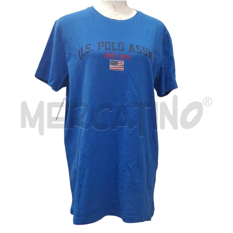 T SHIRT UOMO U.S POLO ASSN. CELESTE TG.L | Mercatino dell'Usato Salerno fratte 1