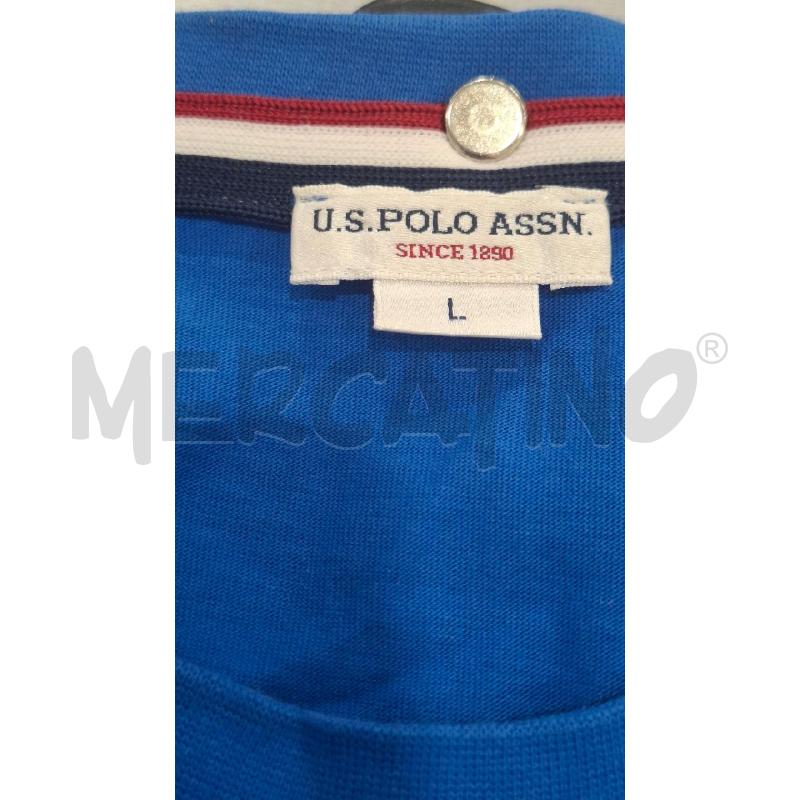 T SHIRT UOMO U.S POLO ASSN. CELESTE TG.L | Mercatino dell'Usato Salerno fratte 3