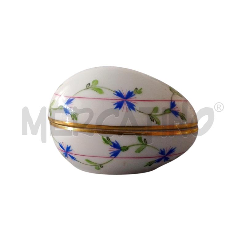 UOVO HEREND BIANCO FIORI BLU  | Mercatino dell'Usato Salerno fratte 1