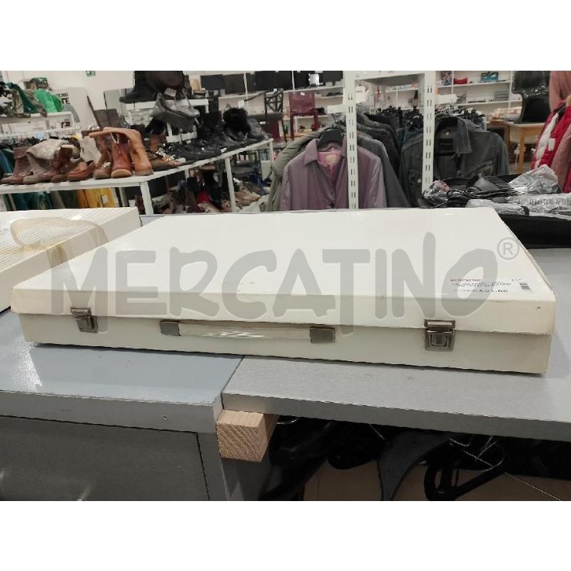VALIGIA COMPL. MATRIM. CON COPRILETTO RICH. ROSA MISTO LINO | Mercatino dell'Usato Salerno fratte 3