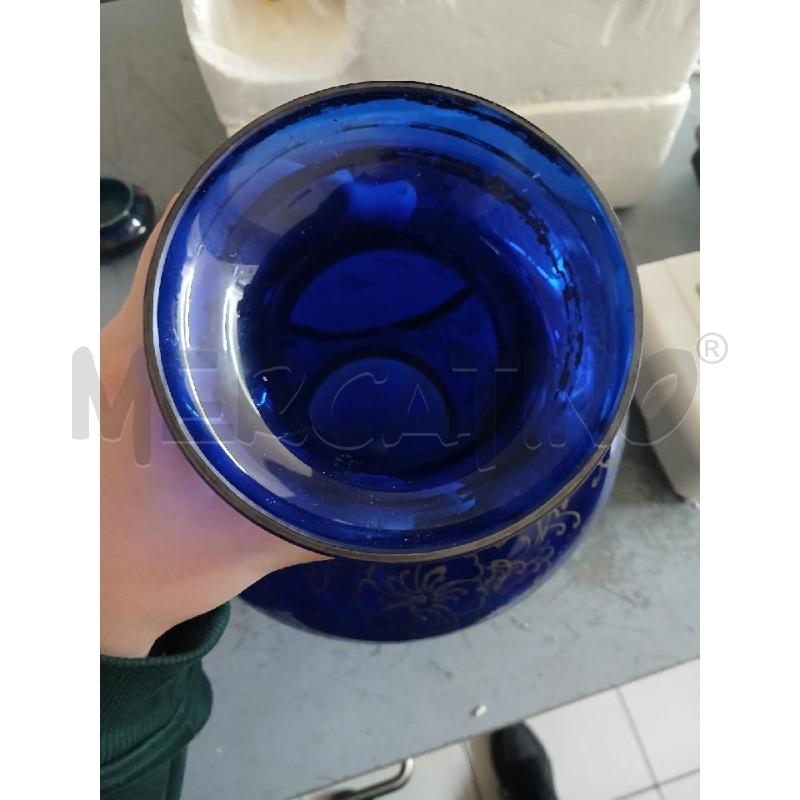 VASO ANTICO VENEZIANO BLU 30 CM  | Mercatino dell'Usato Salerno fratte 2