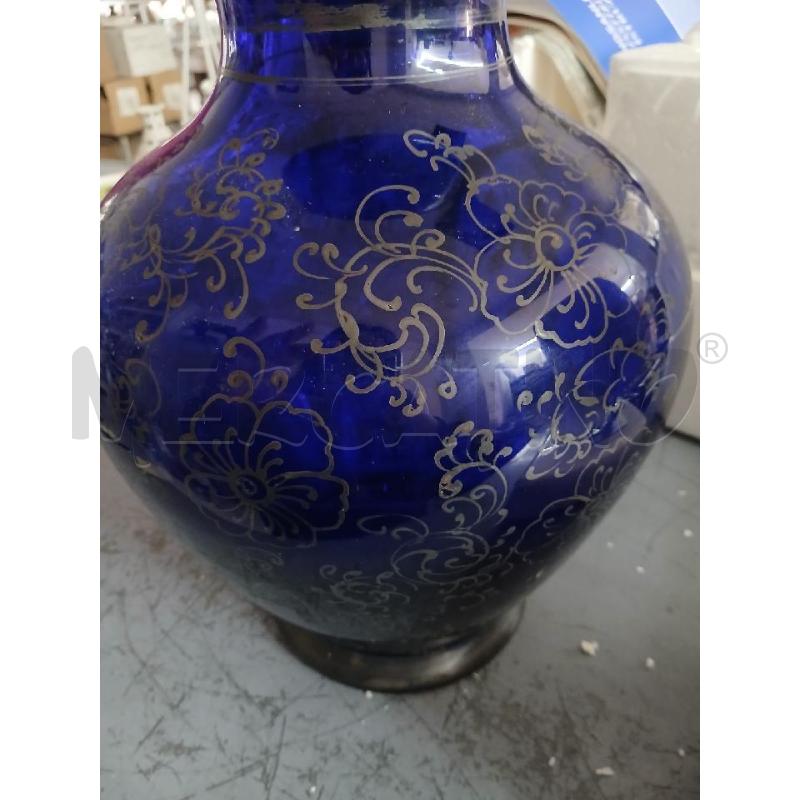 VASO ANTICO VENEZIANO BLU 30 CM  | Mercatino dell'Usato Salerno fratte 3