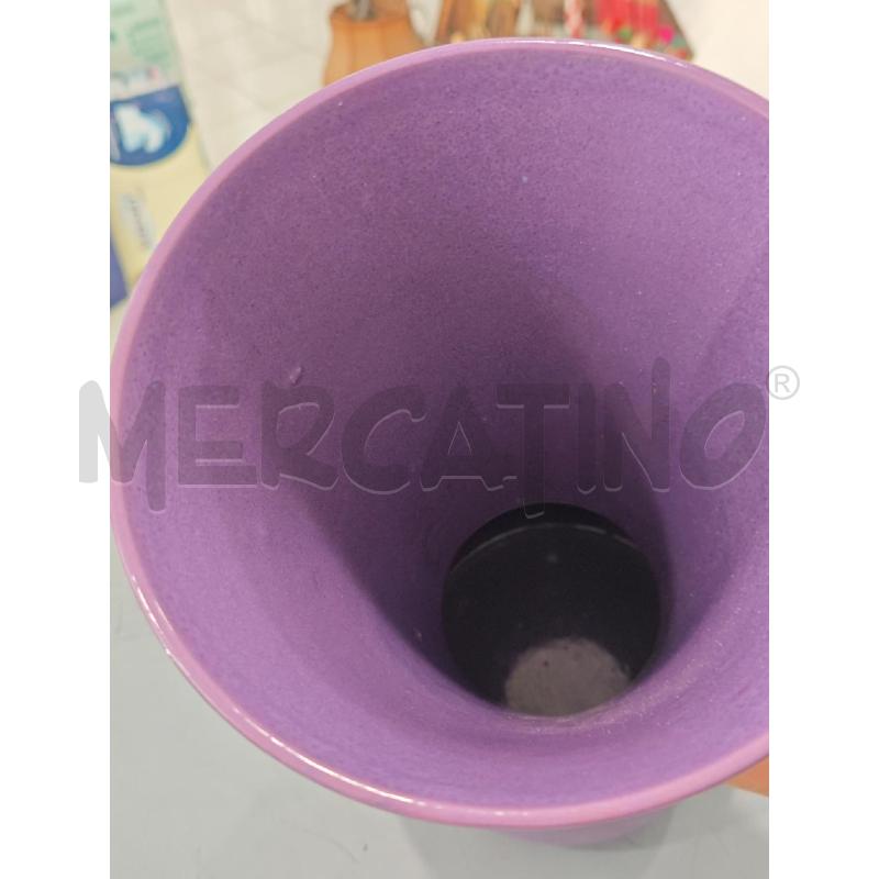 VASO ERNESTINE VIOLA VI069 N2 H 41 CM DIA 19 CM CIRCA | Mercatino dell'Usato Salerno fratte 5