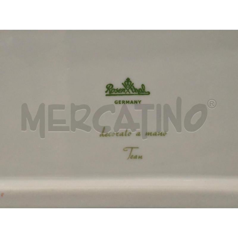 VASO ROSENTHAL TEAN BIANCO CON FIORI CALLE | Mercatino dell'Usato Salerno fratte 2