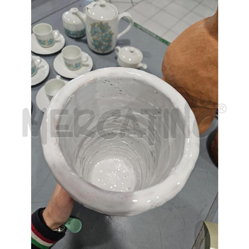 VASO ROSSO BIANCO COLOMBINO CAPOZZOLO ALESSANDRO | Mercatino dell'Usato Salerno fratte 2