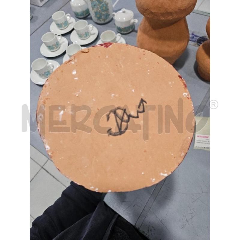 VASO ROSSO BIANCO COLOMBINO CAPOZZOLO ALESSANDRO | Mercatino dell'Usato Salerno fratte 3