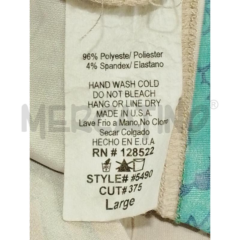 VESTITO/MAGLIA DONNA CARAMEL FROM MIAMI AZZ.ANIMALIER BRILL APPL.   | Mercatino dell'Usato Salerno fratte 5