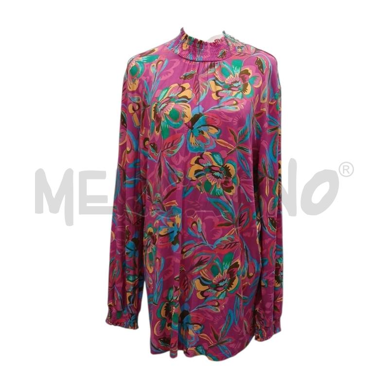 VESTITO/MAGLIA DONNA PFEFFINGER BASE FUCSIA FANT. FIORI CARTELLINATO | Mercatino dell'Usato Salerno fratte 1