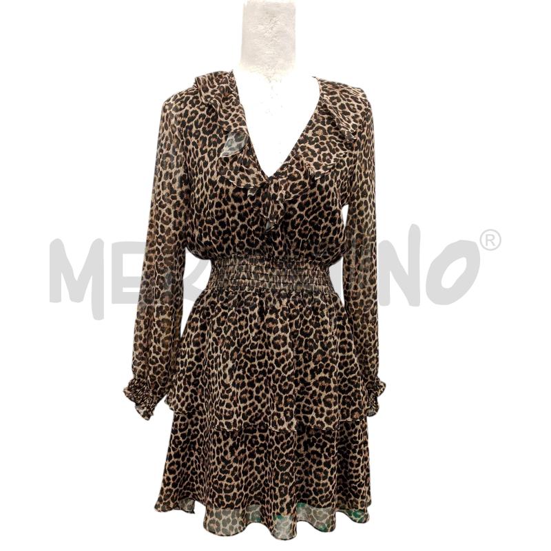 VESTITO DONNA ARTIGLI ANIMALIER | Mercatino dell'Usato Salerno fratte 1