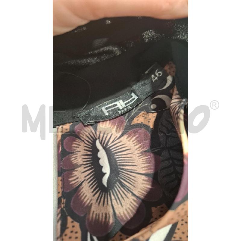 VESTITO DONNA ARTIGLI FANT MARRONE CHIARA CON FIORI | Mercatino dell'Usato Salerno fratte 3